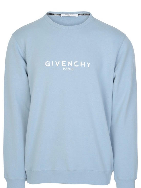 Givenchy Other - Givenchy Light Blue Logo Crewneck Sweatshirt